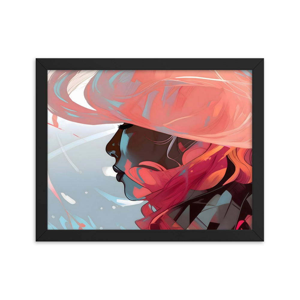 Rose Glow Framed Art Print