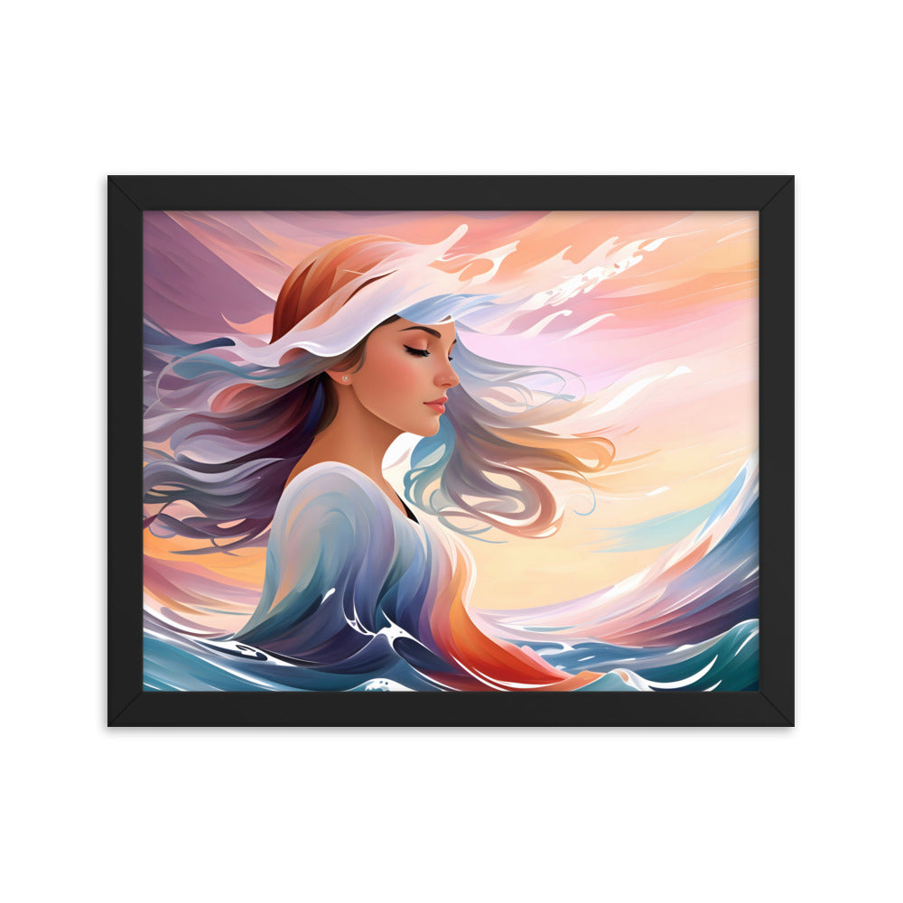 Tide's Whisper Framed Art Print