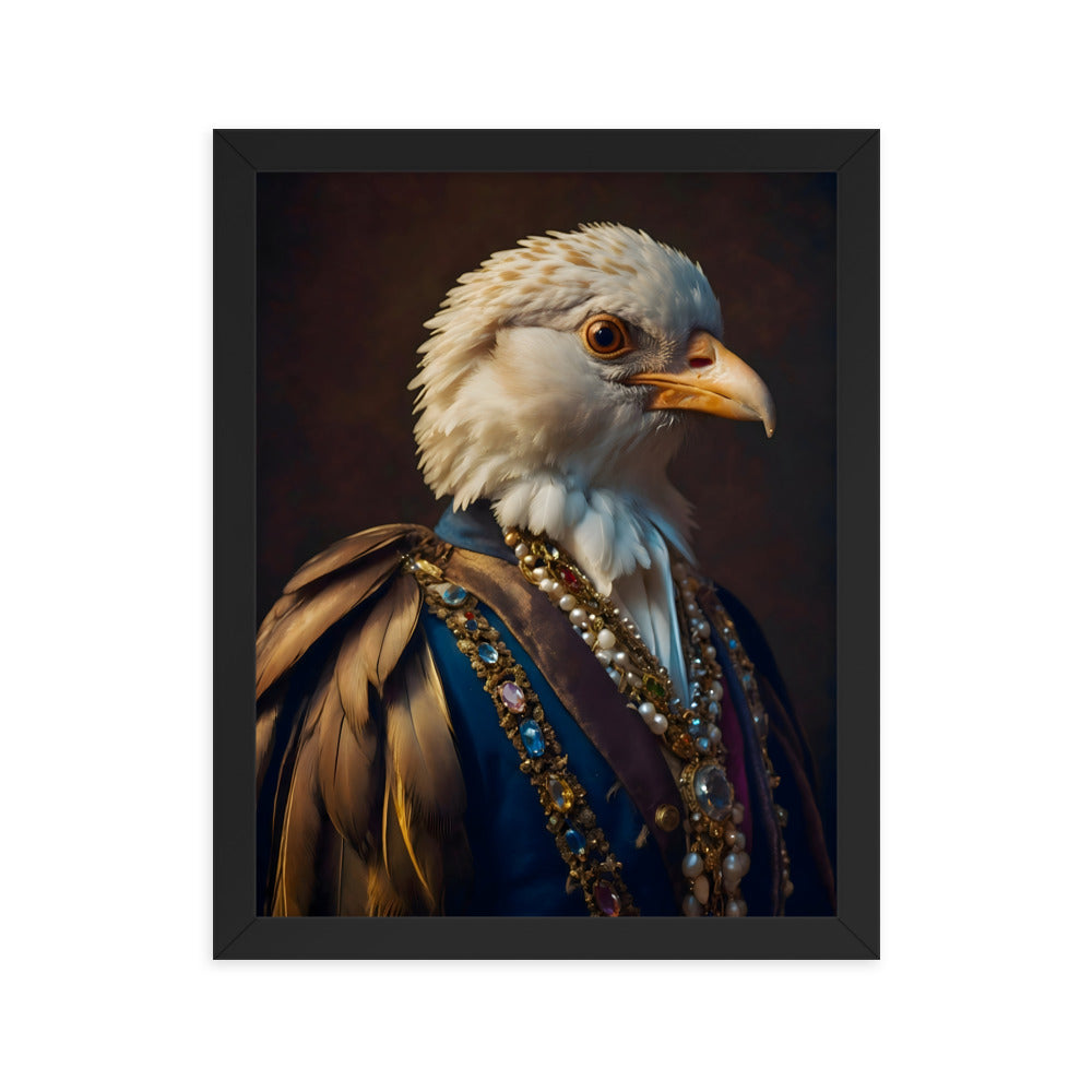 Feathered Nobility Framed Art Print