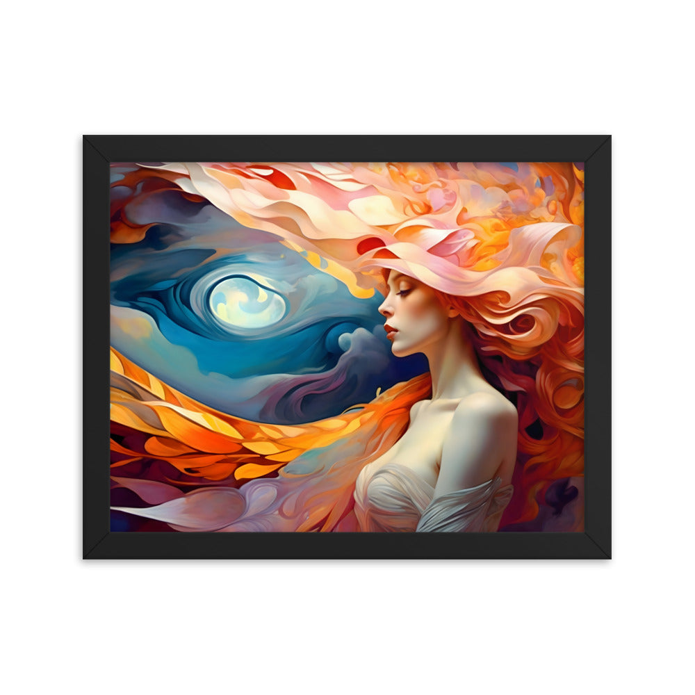 Lunar Love Framed Poster