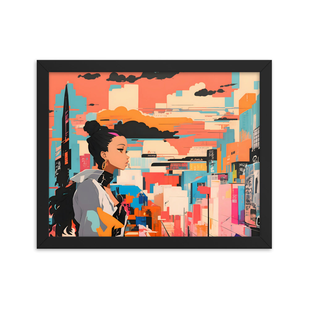 Skyline Dreams Framed Art Print