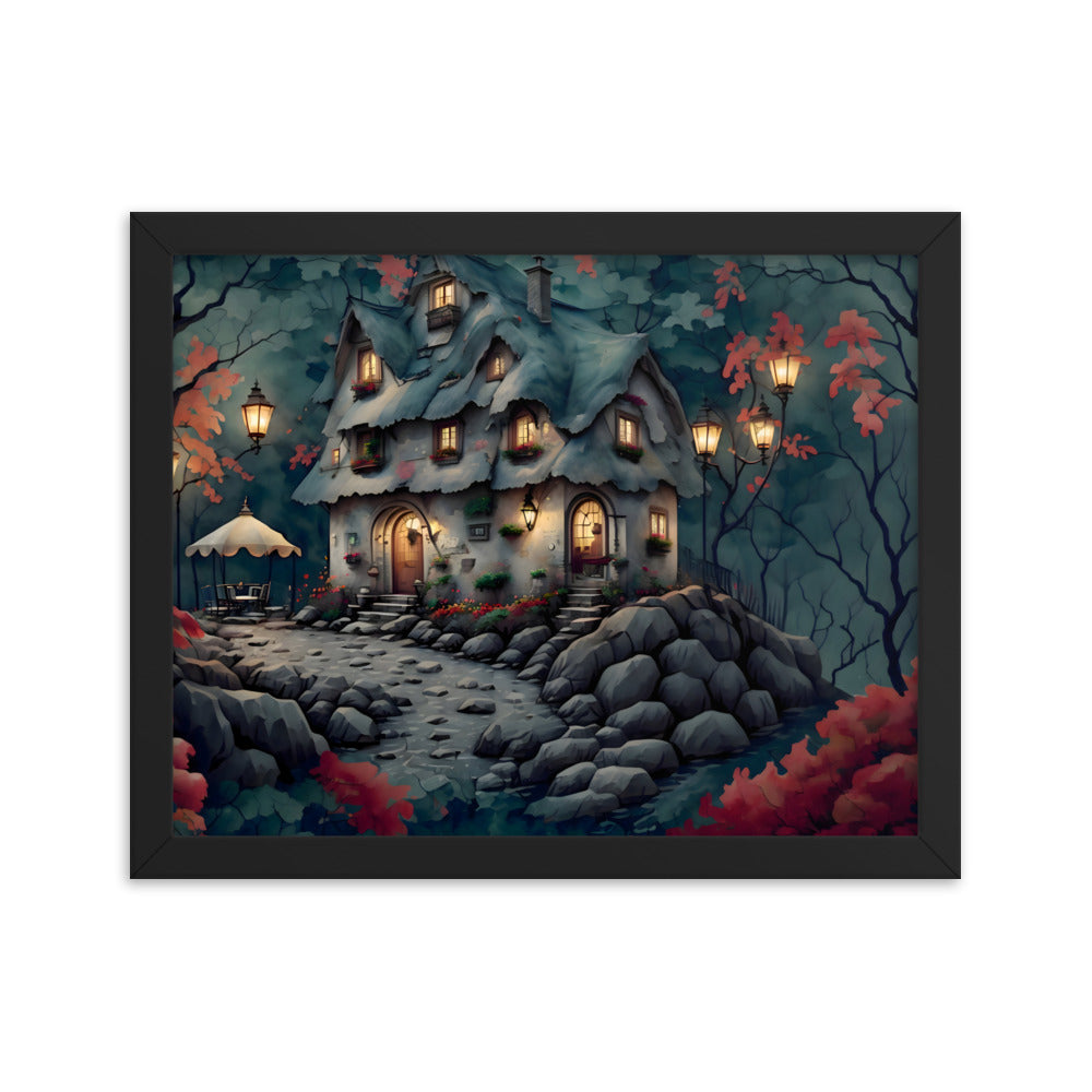 The Lost Cottage Framed Art Print