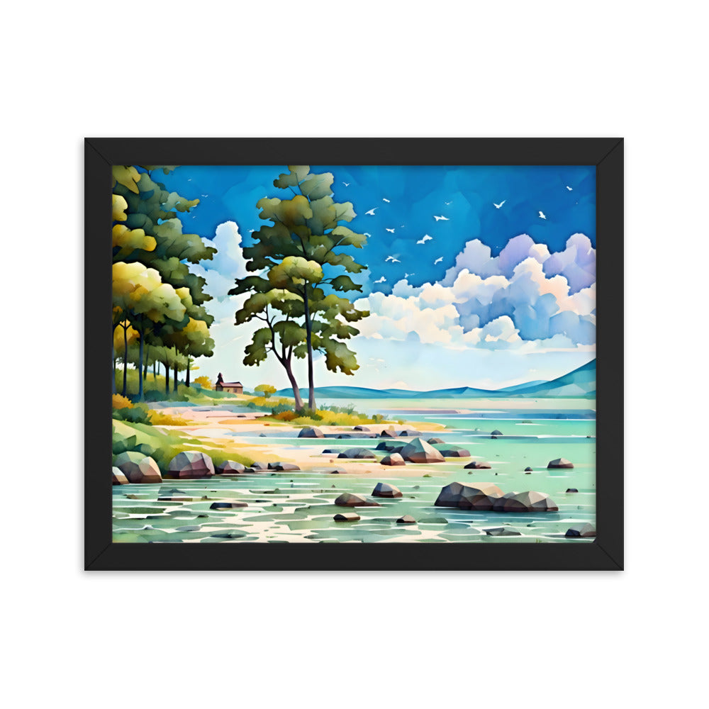 Lakeside Daydreams Framed Art Print