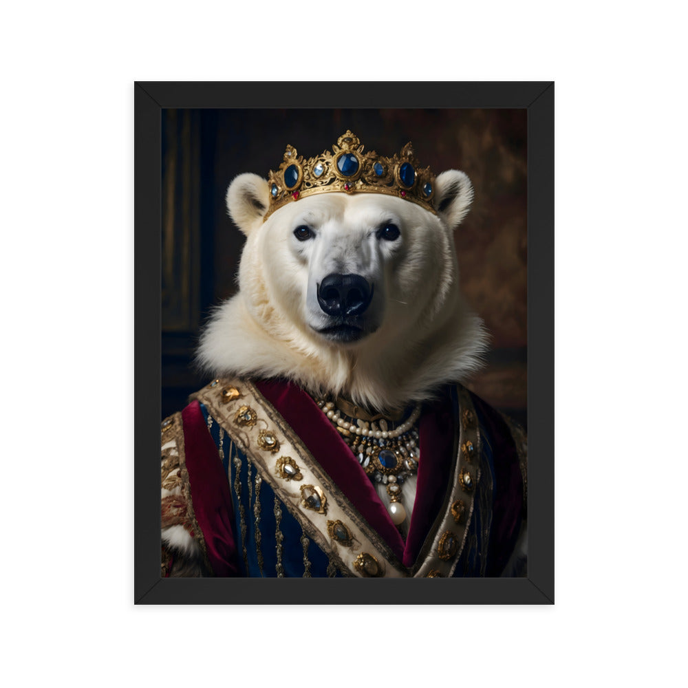 Monarch of the North Pole Framed Art Print