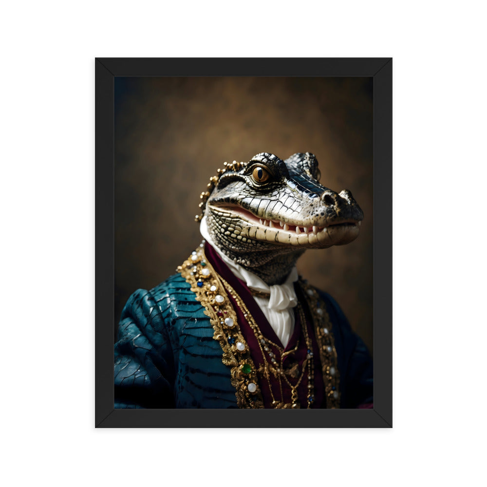 Aristogator Framed Art Print