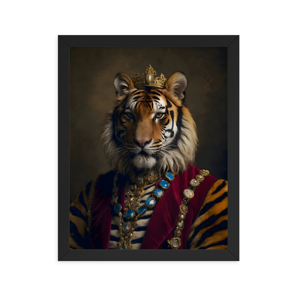 King of the Jungle Framed Art Print