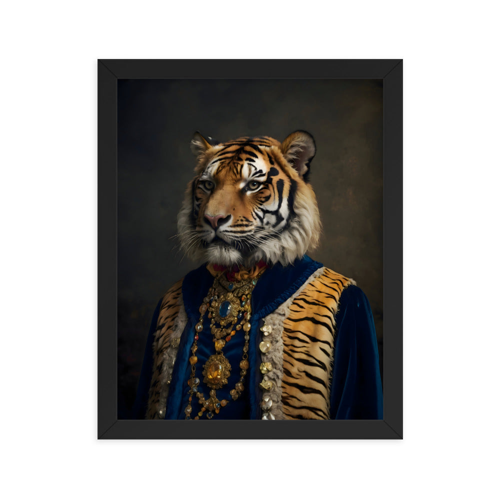 Lord of the Stripes Framed Art Print