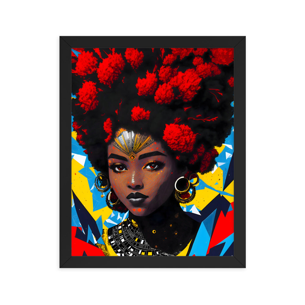 Colors of Her Soul Framed Art Print