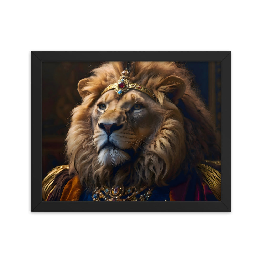 Royal Roarings Framed Art Print