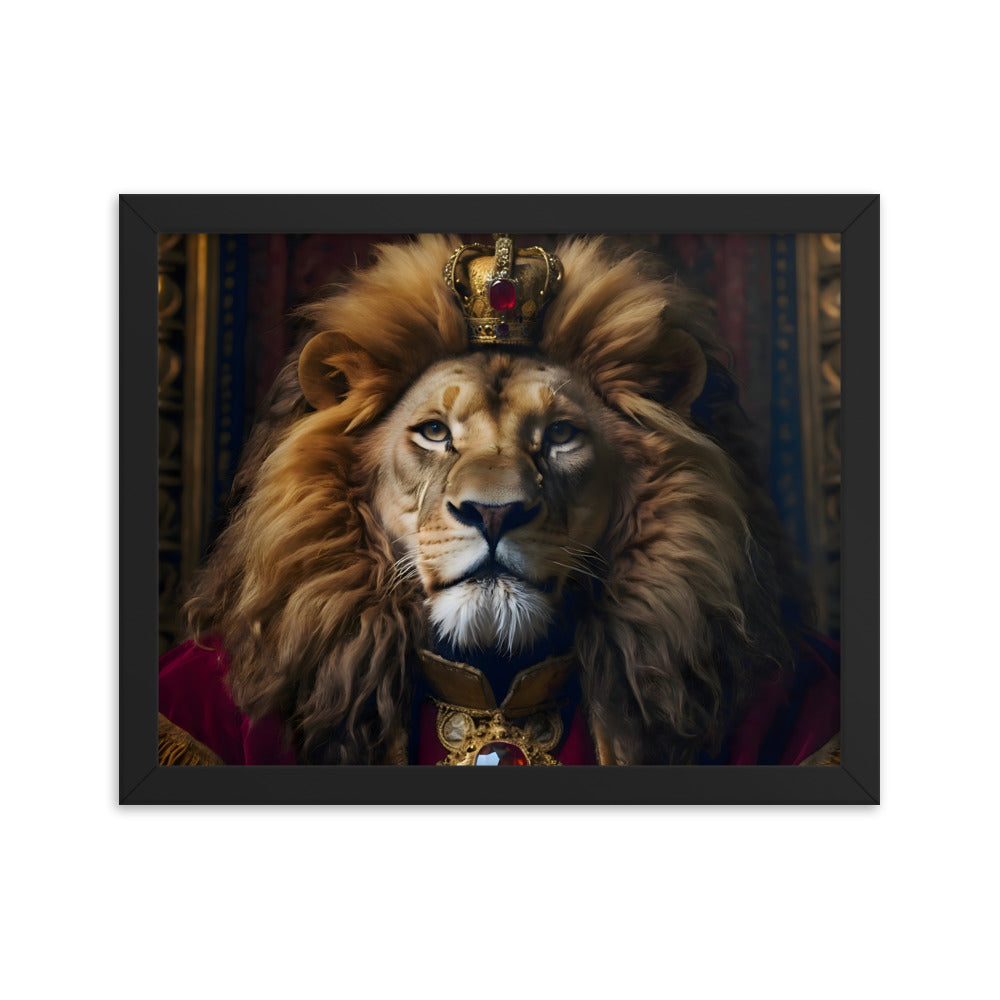 Leonine Lordship Framed Art Print