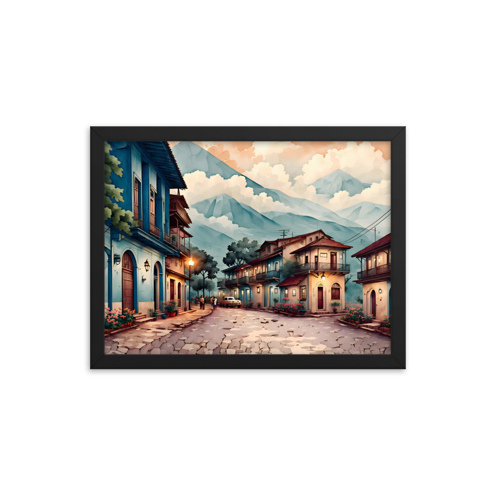 Streets of Cuba Framed Art Print