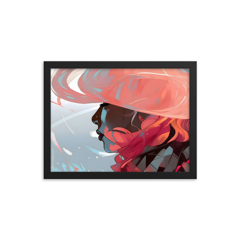 Rose Glow Framed Art Print