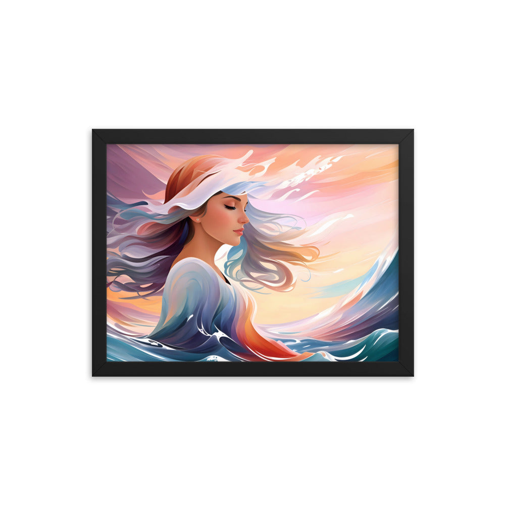 Tide's Whisper Framed Art Print