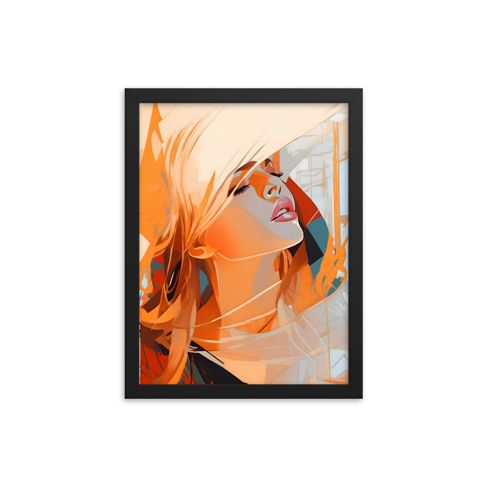 Seraphic Muse Framed Art Print