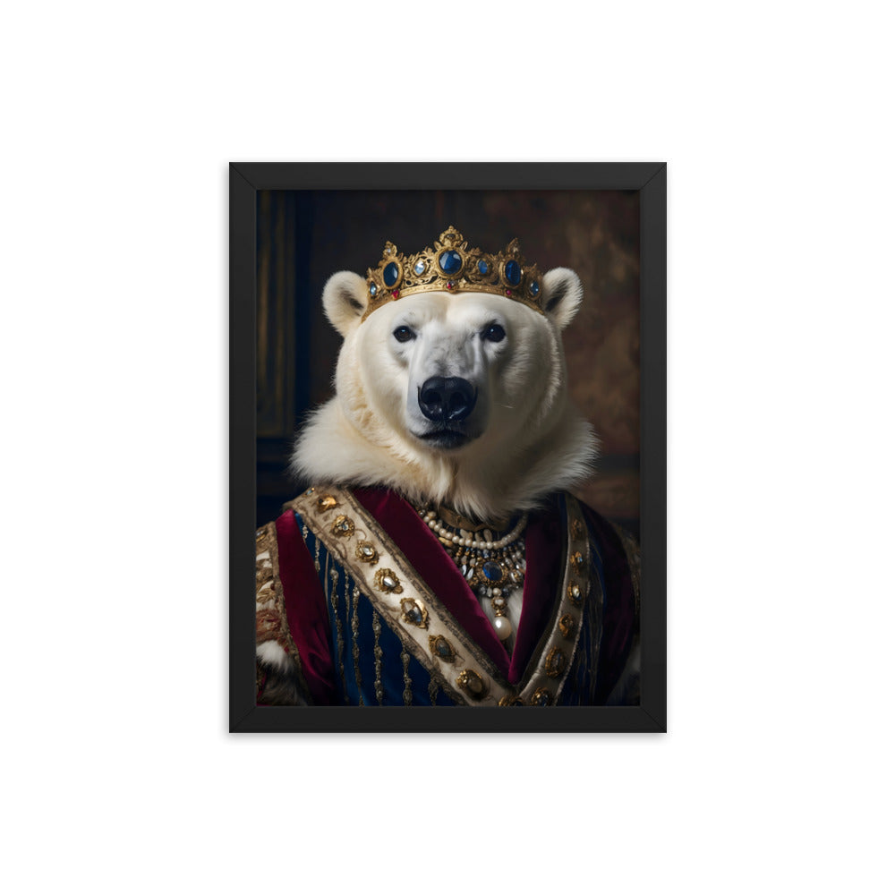 Monarch of the North Pole Framed Art Print