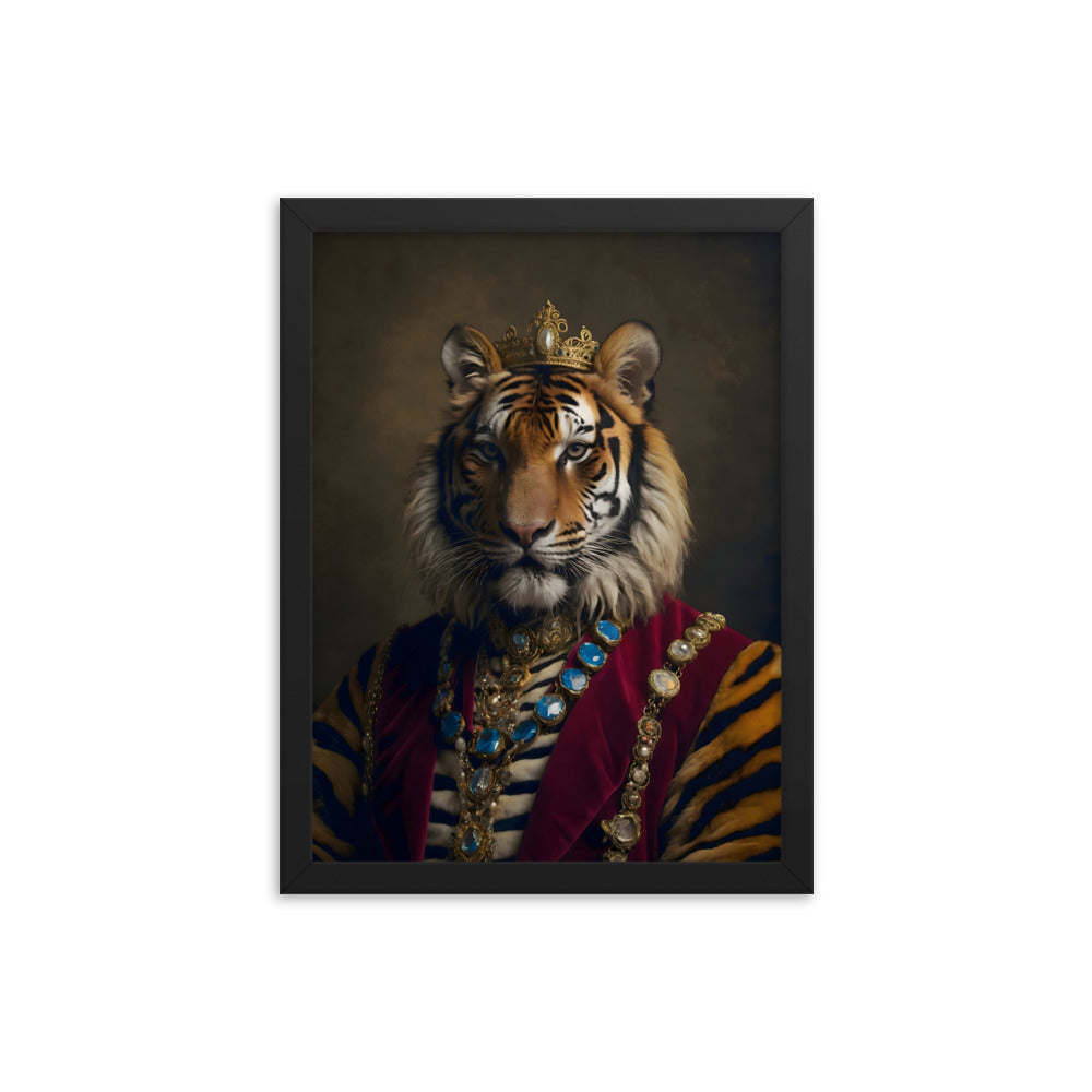 King of the Jungle Framed Art Print