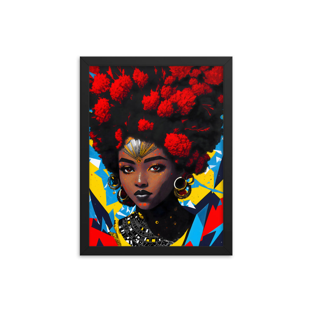 Colors of Her Soul Framed Art Print