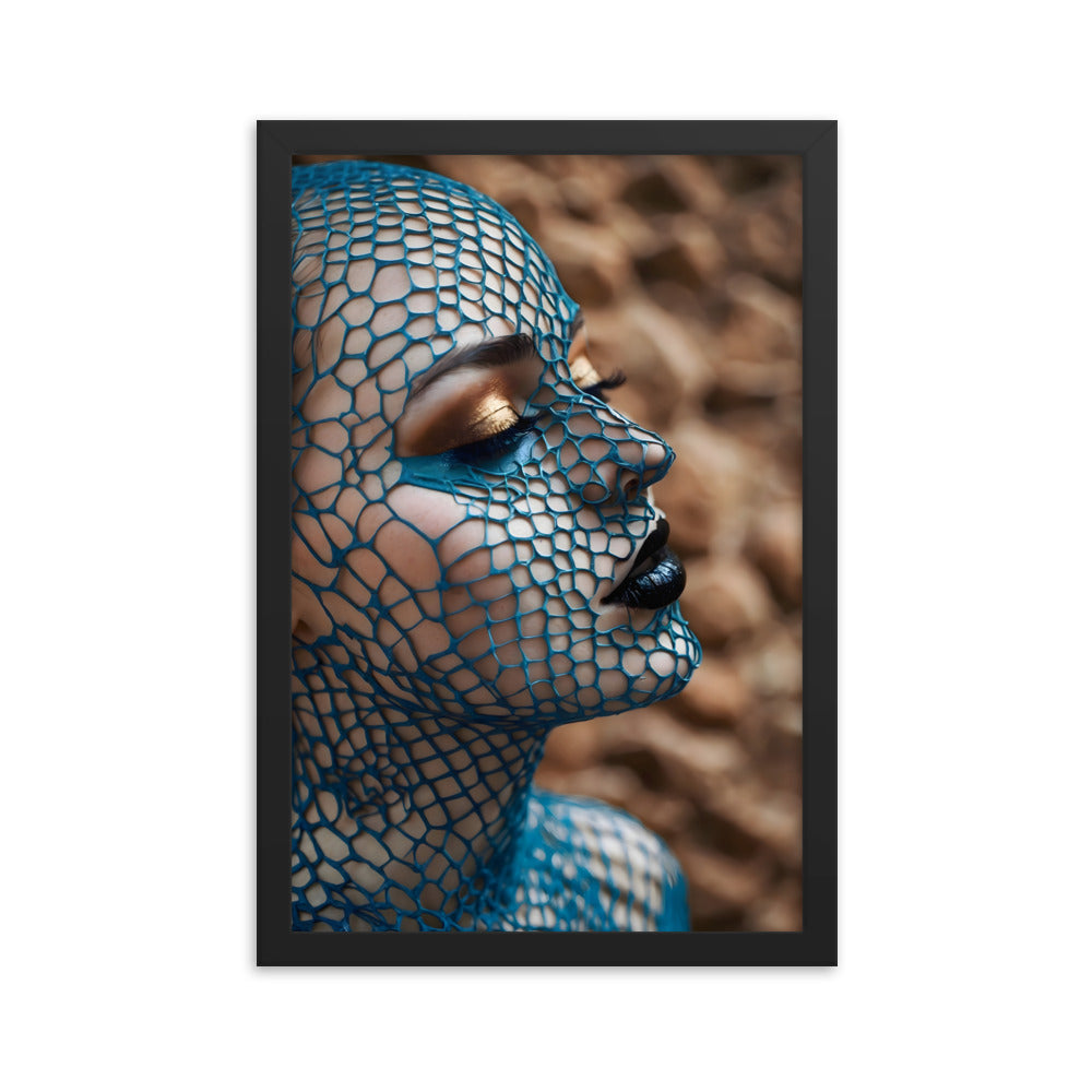 Goddess Of Scales Framed Art Print