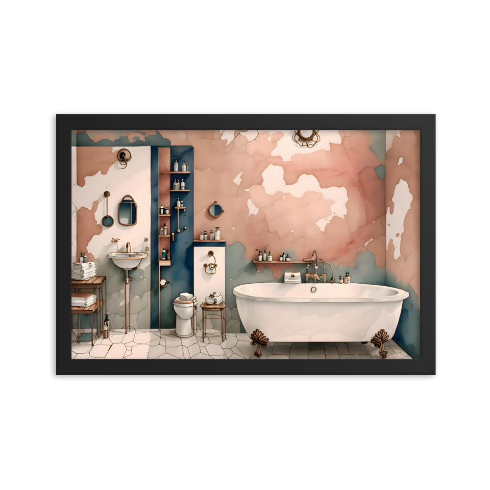 Calm and Clean Framed Art Print