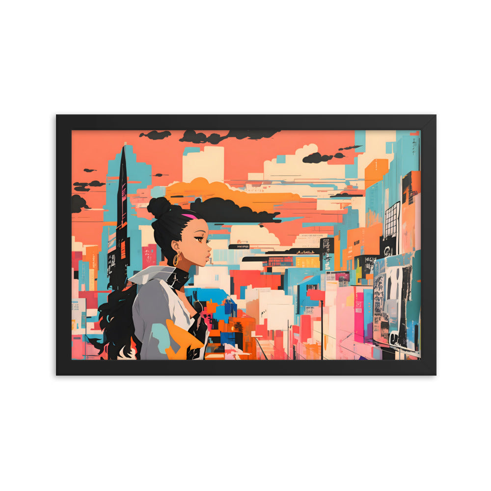 Skyline Dreams Framed Art Print