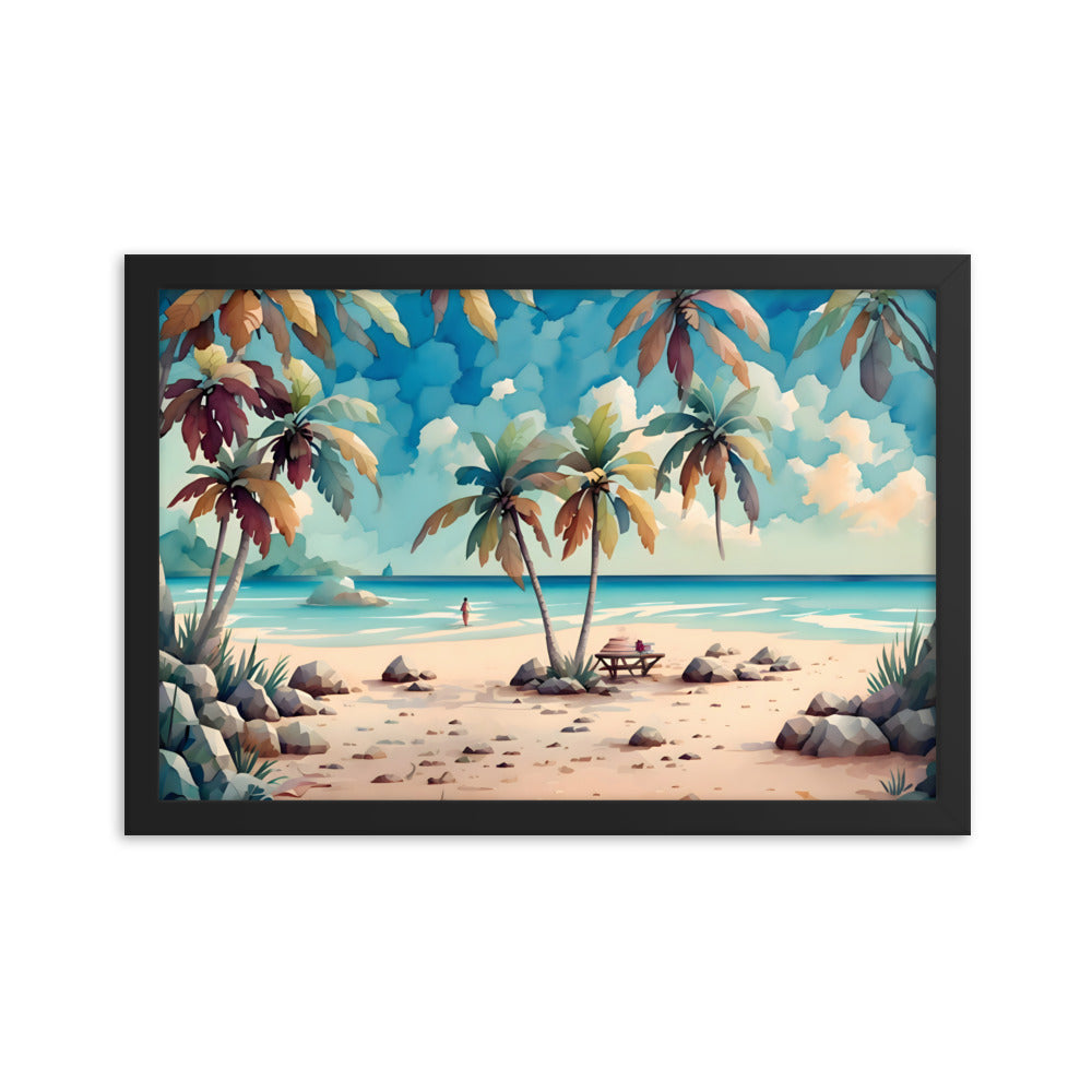 Sands of Jamaica Framed Art Print