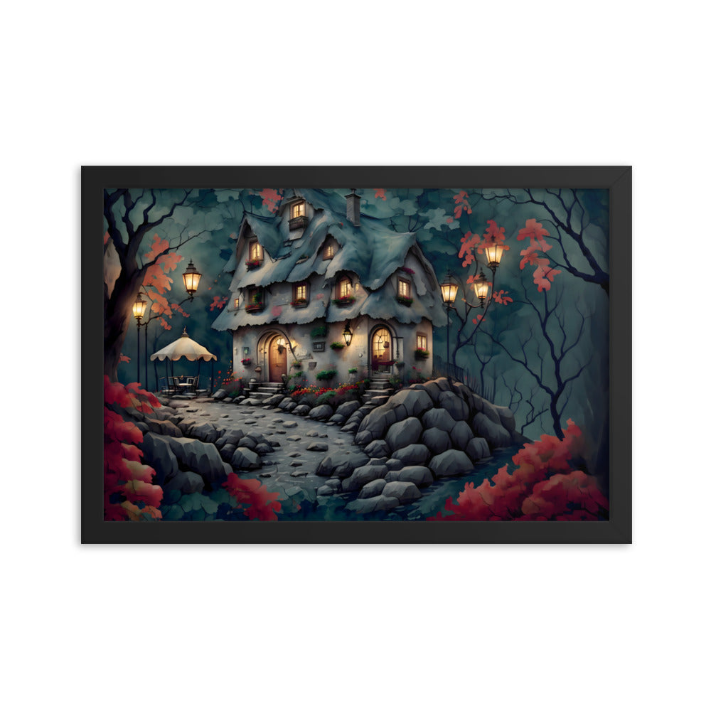 The Lost Cottage Framed Art Print