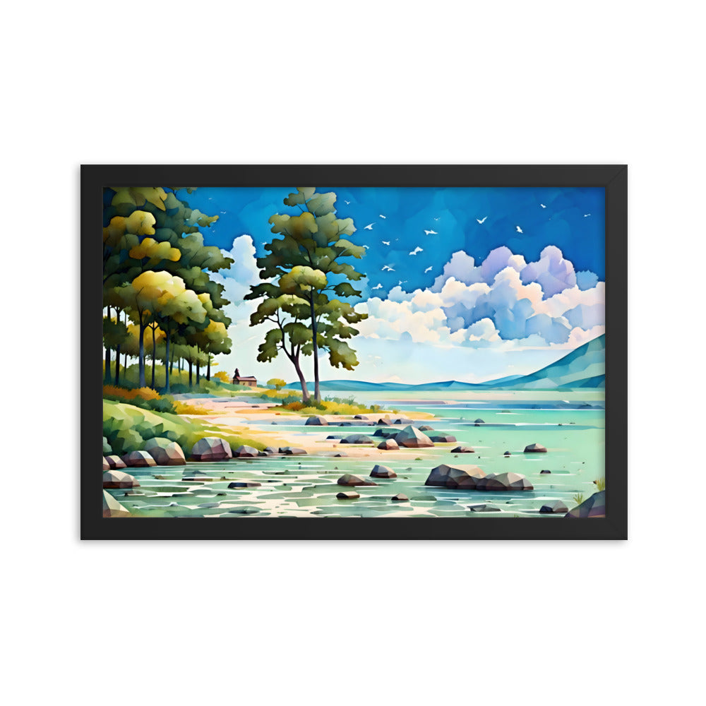 Lakeside Daydreams Framed Art Print