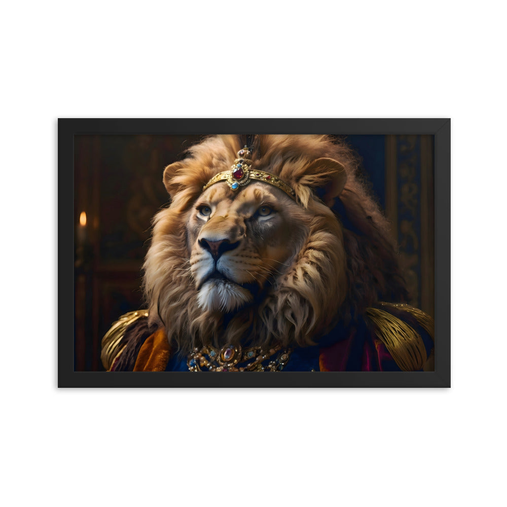 Royal Roarings Framed Art Print