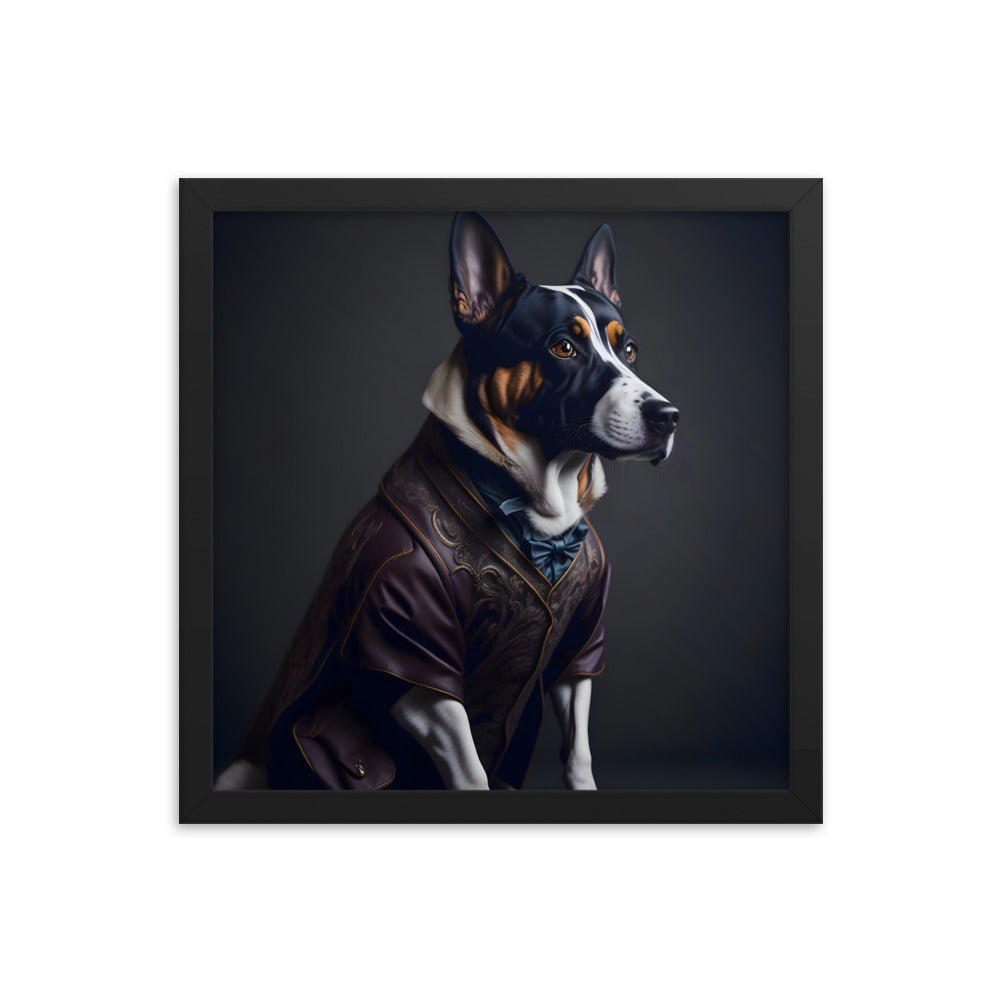 Duke of the Doghouse Framed Art Print