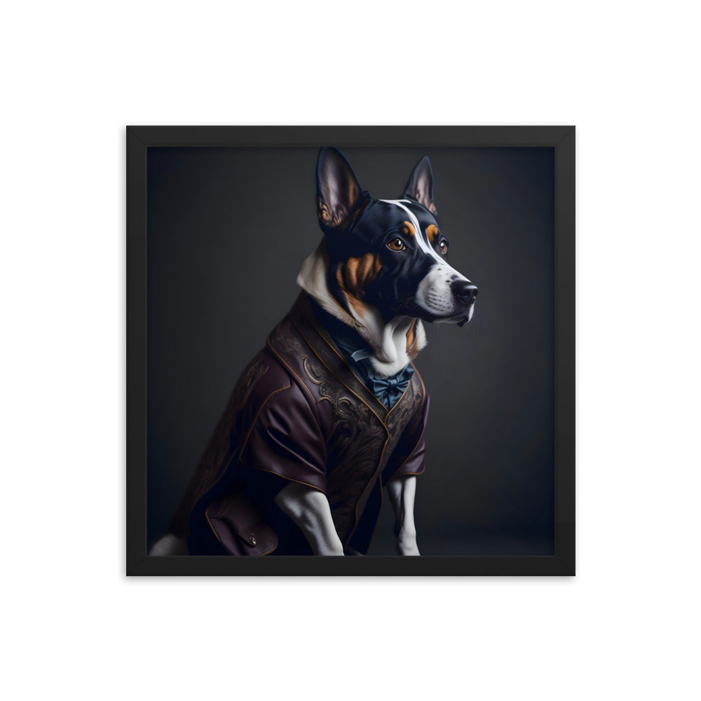 Duke of the Doghouse Framed Art Print