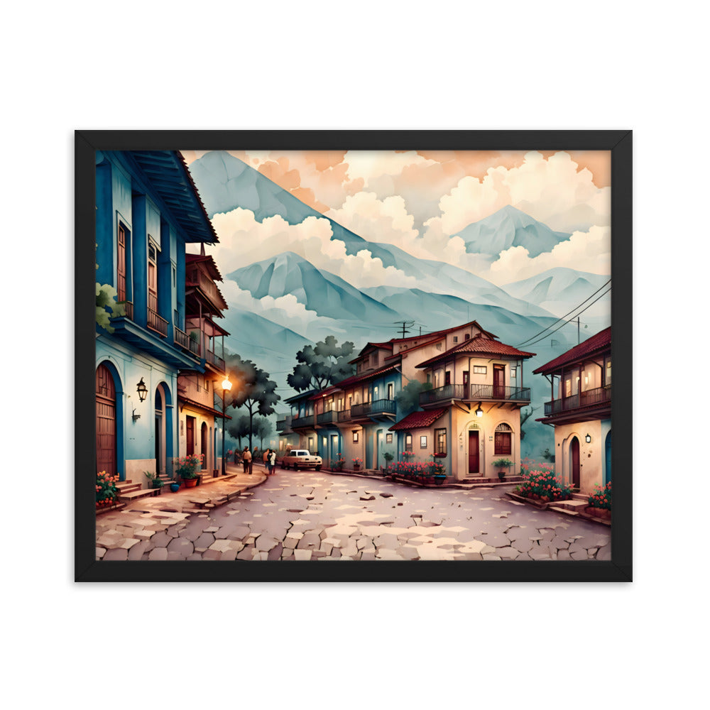 Streets of Cuba Framed Art Print