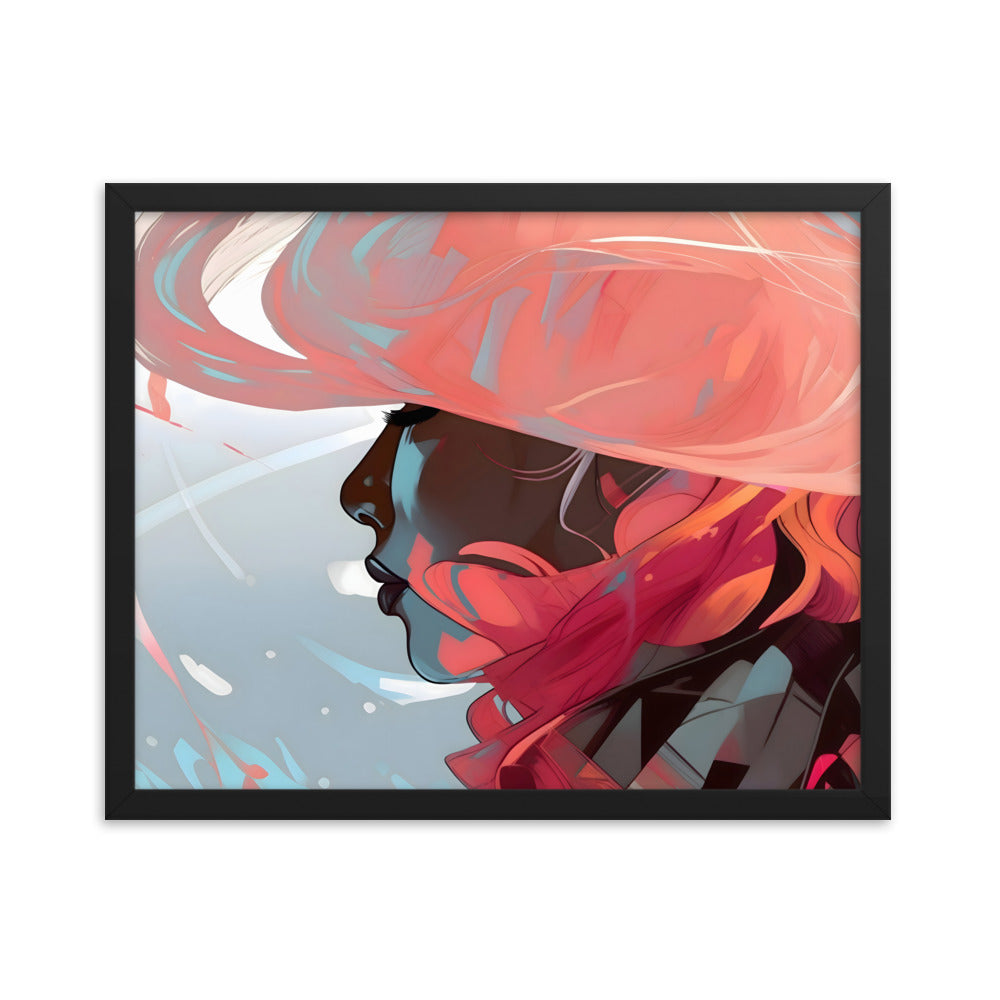 Rose Glow Framed Art Print