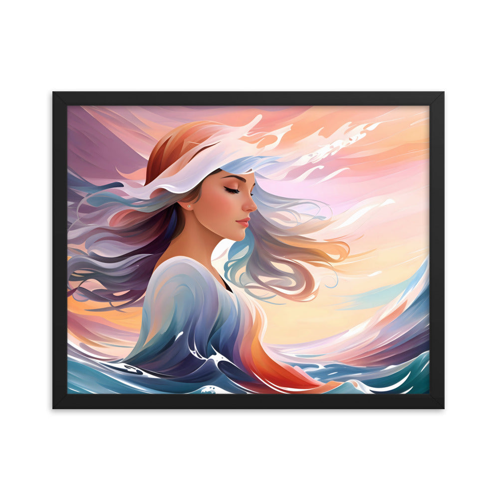 Tide's Whisper Framed Art Print