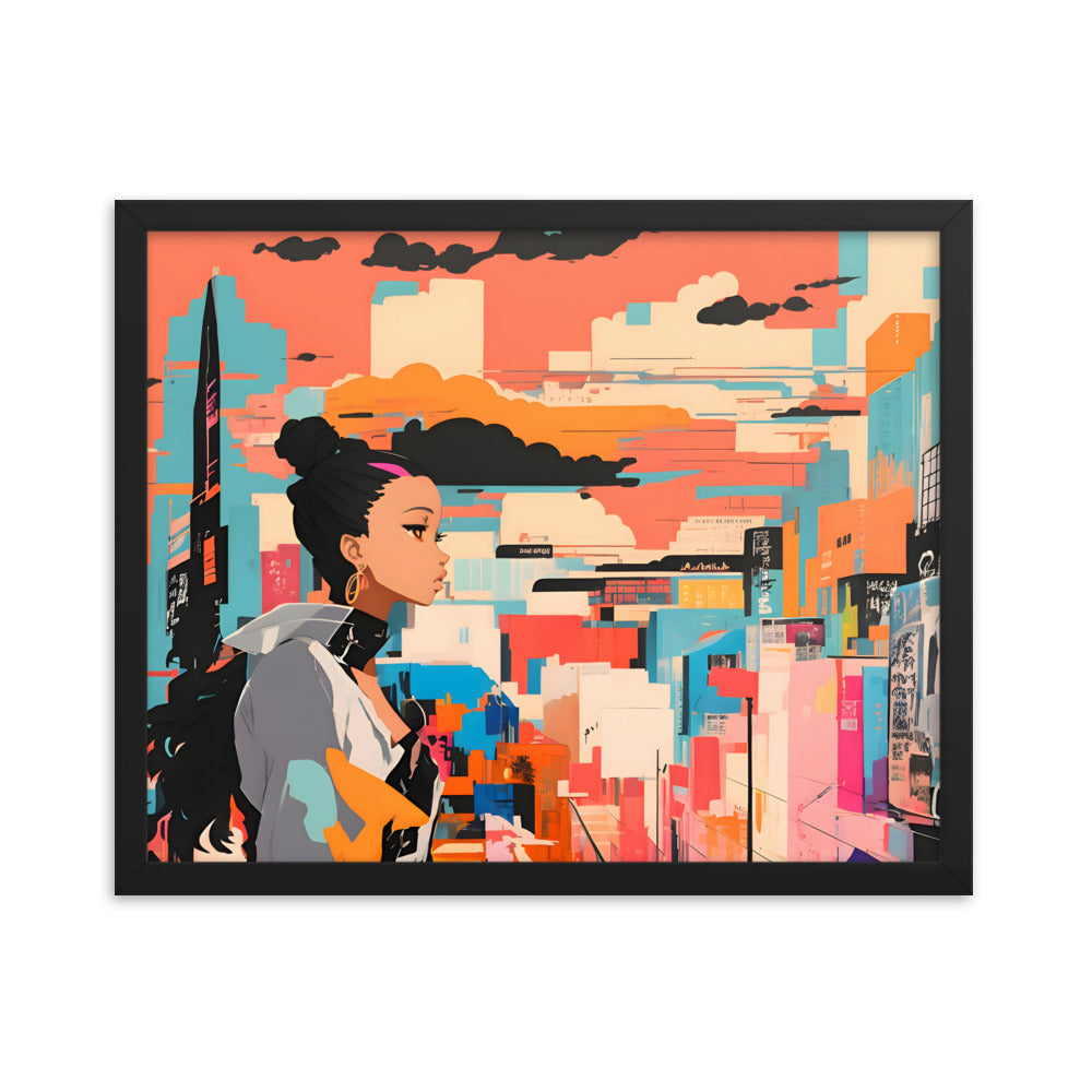 Skyline Dreams Framed Art Print