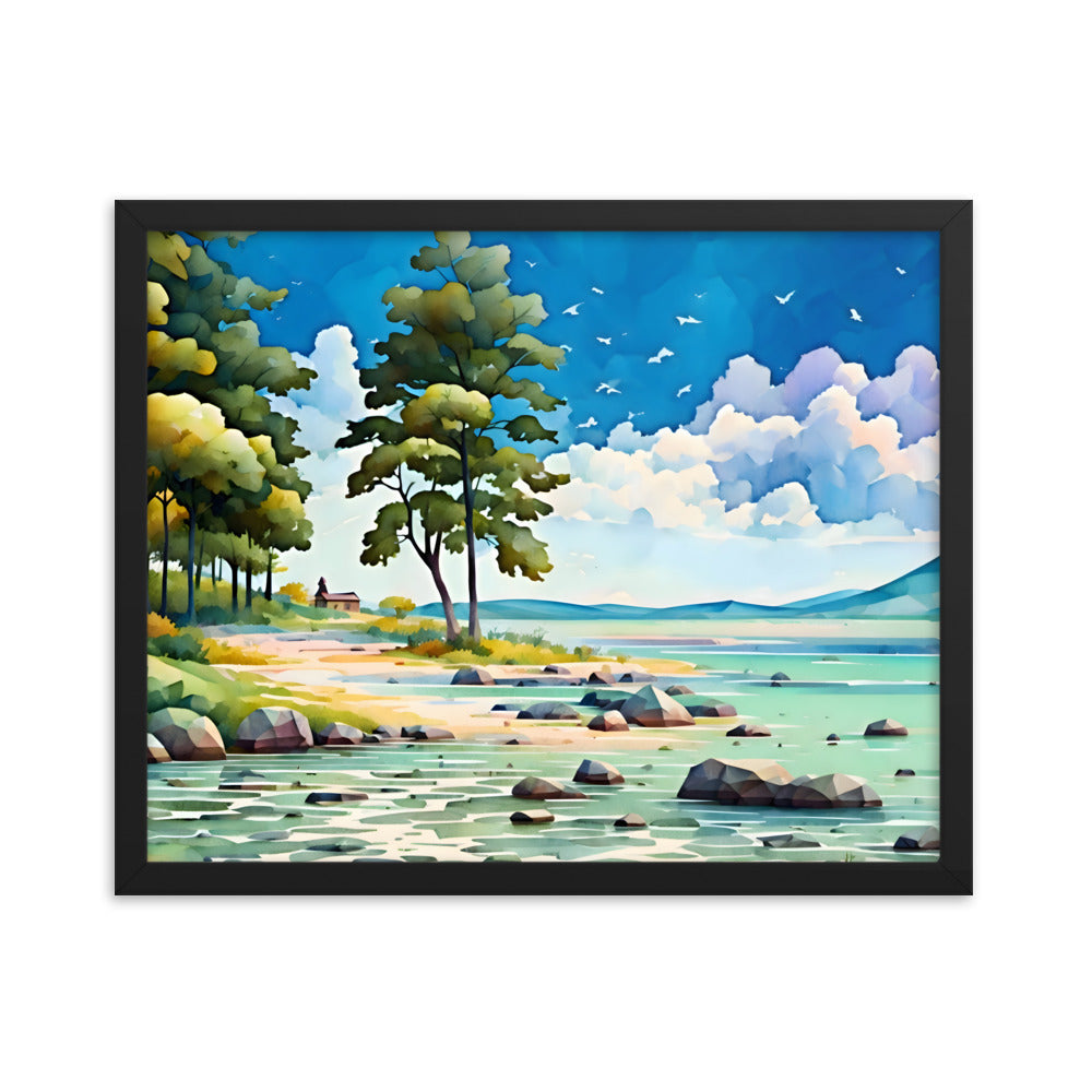 Lakeside Daydreams Framed Art Print