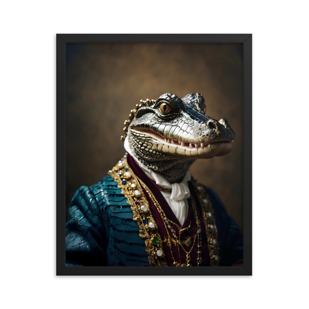 Aristogator Framed Art Print