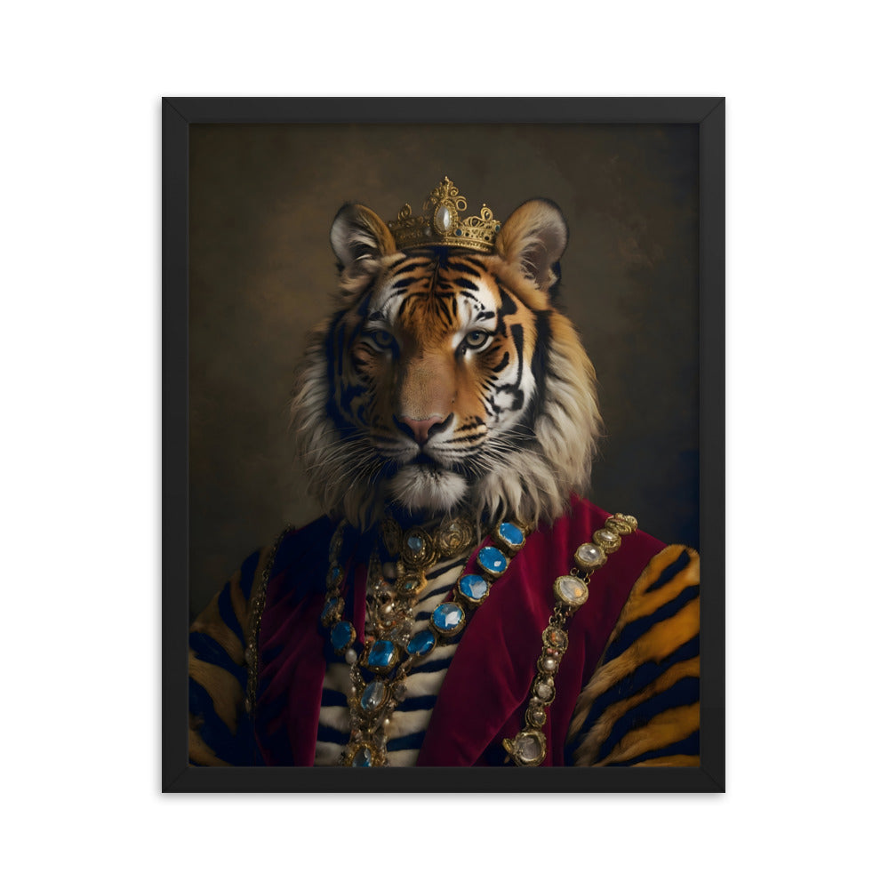 King of the Jungle Framed Art Print