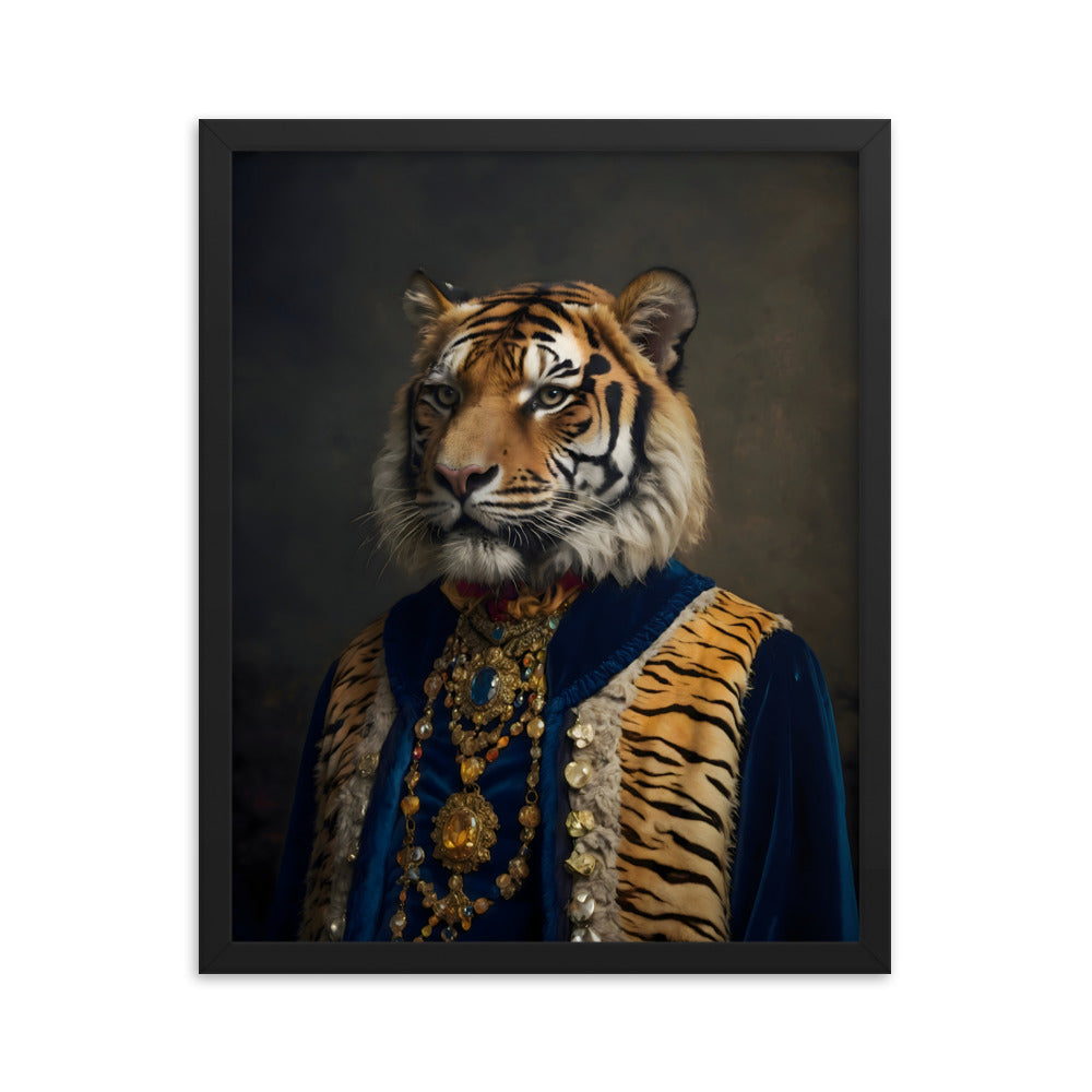 Lord of the Stripes Framed Art Print