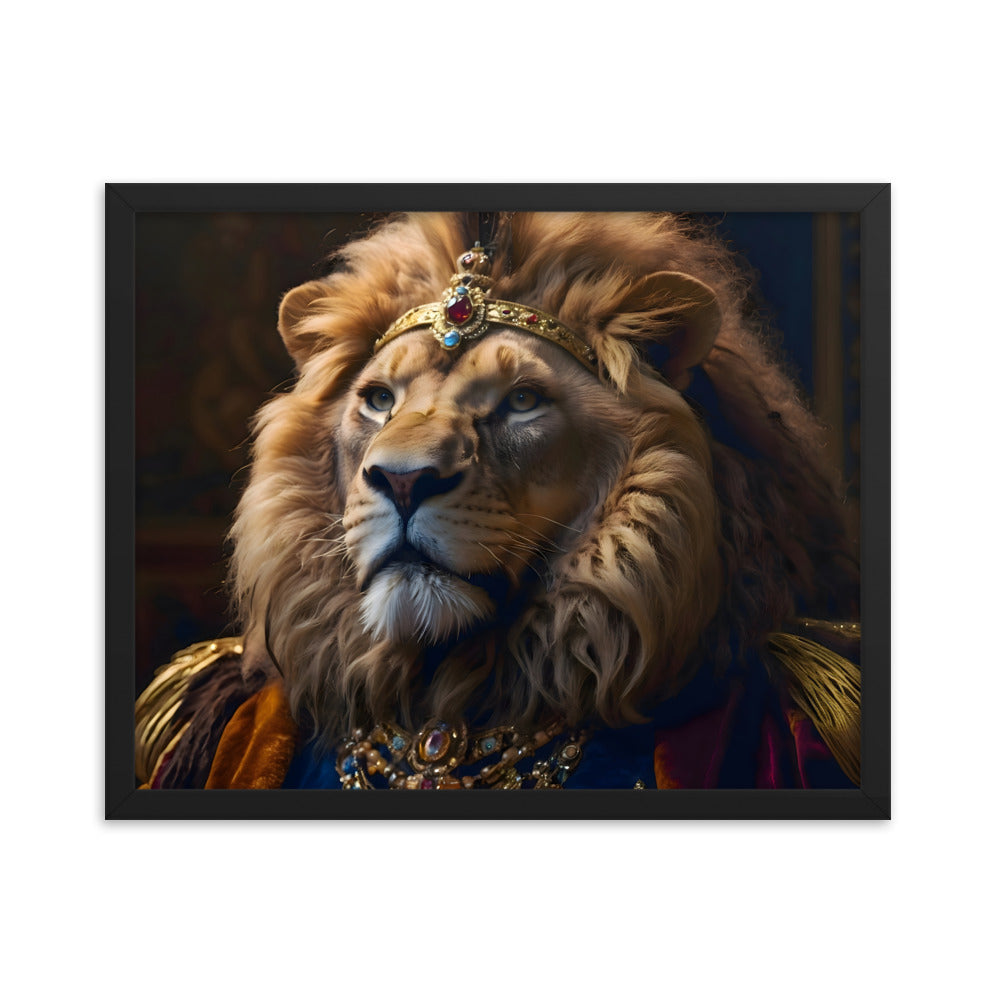 Royal Roarings Framed Art Print