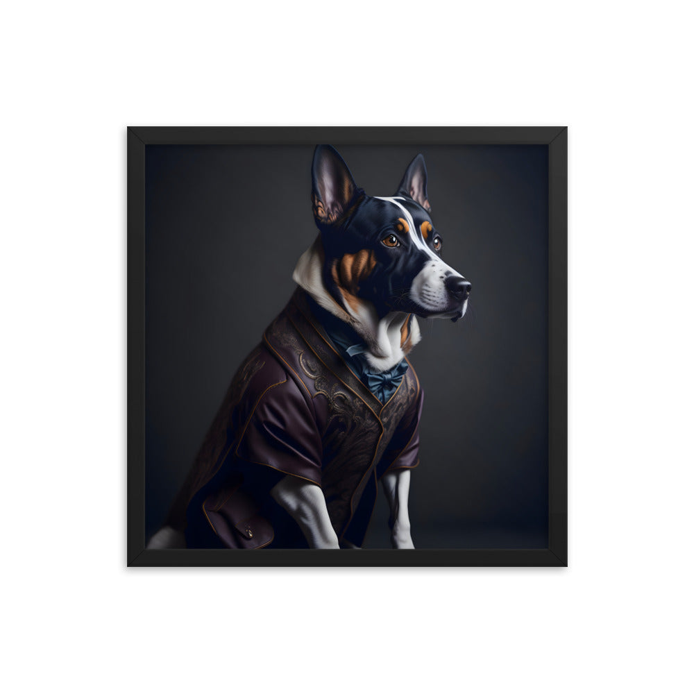 Duke of the Doghouse Framed Art Print