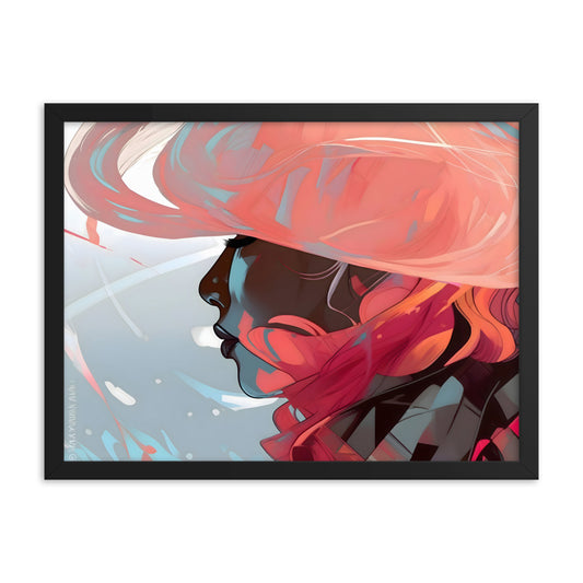 Rose Glow Framed Art Print