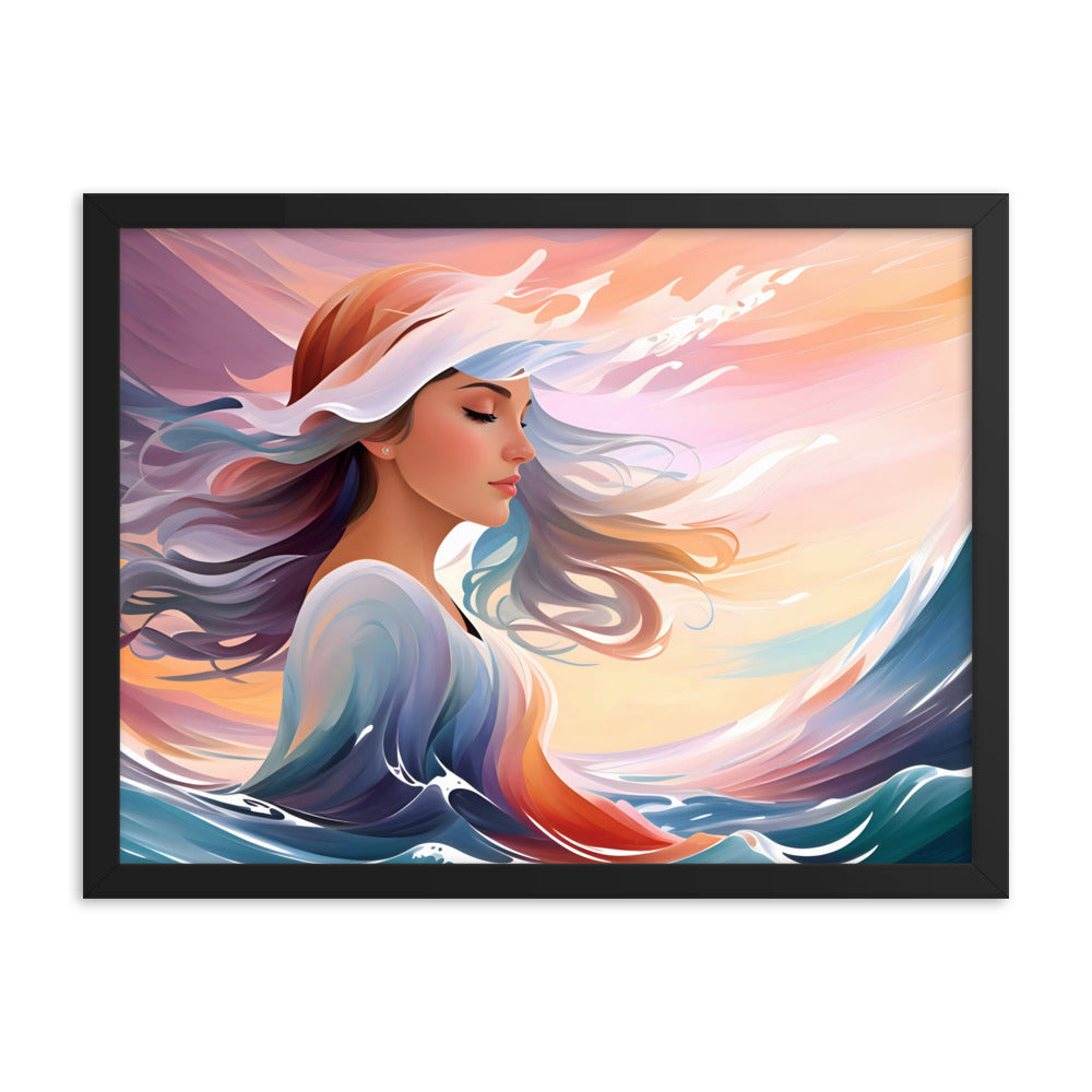 Tide's Whisper Framed Art Print