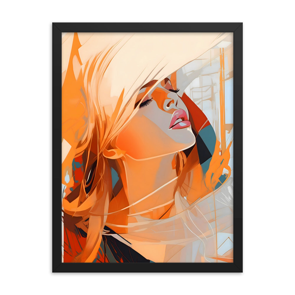 Seraphic Muse Framed Art Print