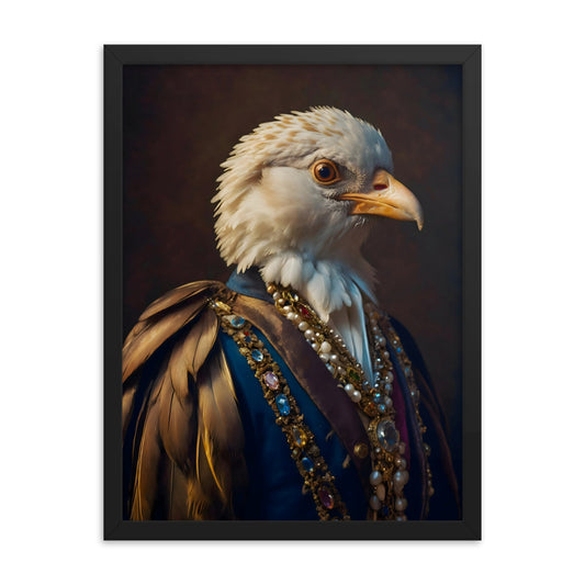 Feathered Nobility Framed Art Print