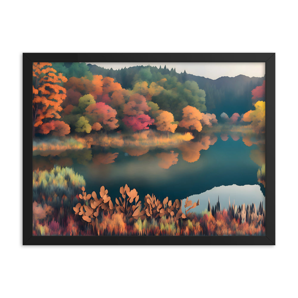 Whispers of Autumn Framed Art Print