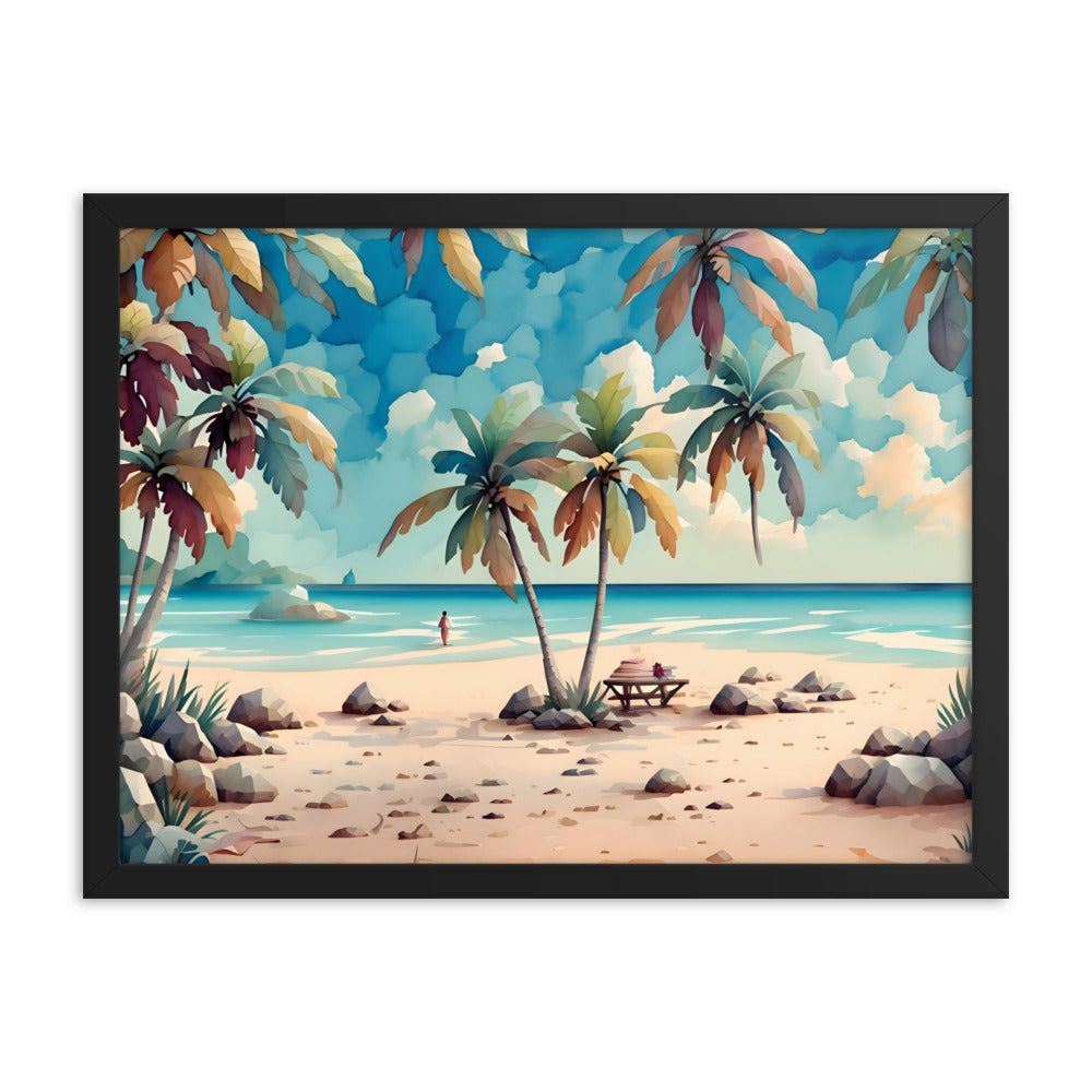 Sands of Jamaica Framed Art Print