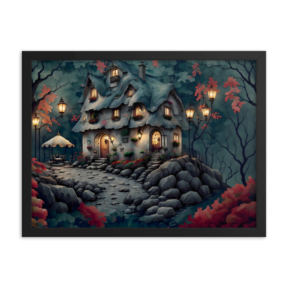 The Lost Cottage Framed Art Print