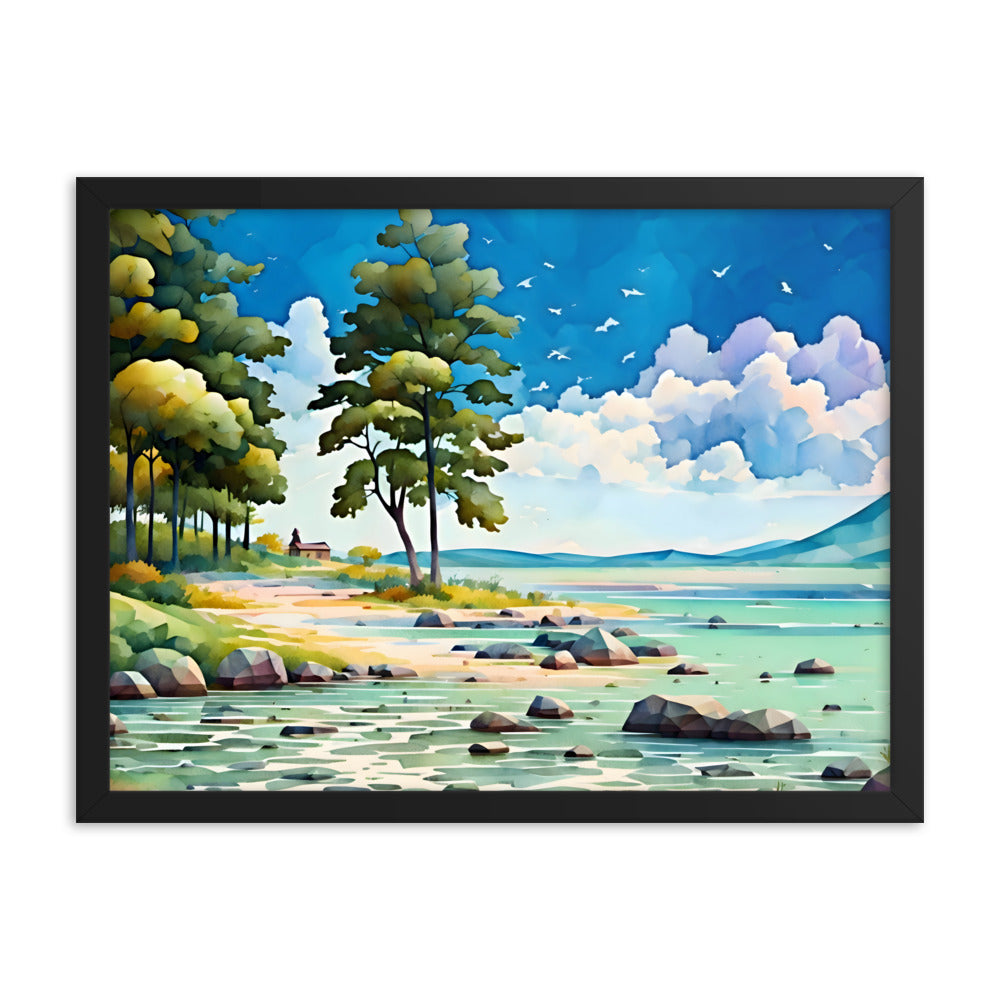 Lakeside Daydreams Framed Art Print