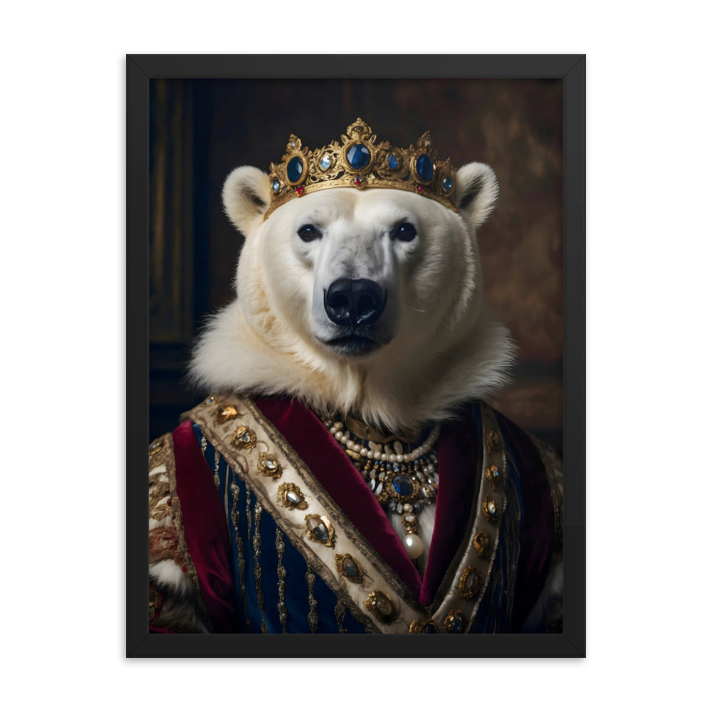 Monarch of the North Pole Framed Art Print