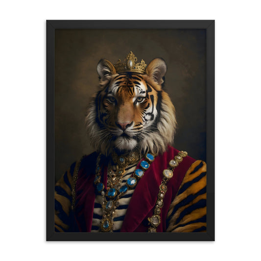 King of the Jungle Framed Art Print